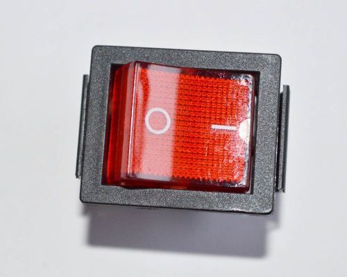 15pcs 15a 250v ac 4pin red button light lamp on-off dpst boat rocker switch for sale