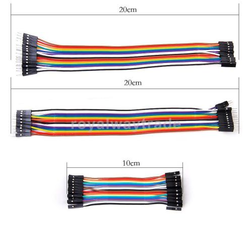 Dupont wire connector cable 2.54mm 1p-1p for arduino pcb project pc motherboard for sale