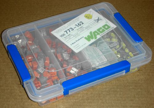 - plano box of wago wall-nuts push in connectors 2 &amp; 4 wire 773-164 773-162 - for sale
