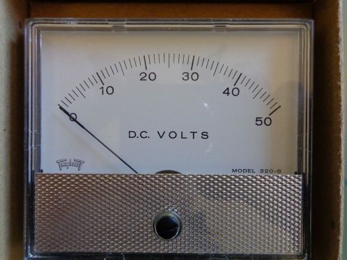 Triplett 50V DC Panel Meter Model 320-G