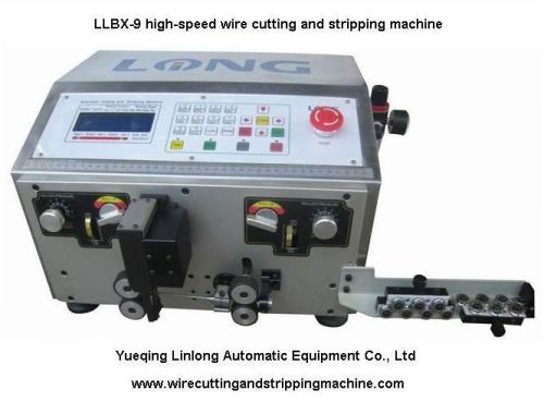 LLBX-9 high-speed Wire Cutting &amp; Stripping machine, cable stripping for AWG16-28