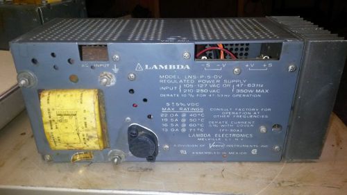 Lambda lns-p-5-ov 350w regulated power supply for sale