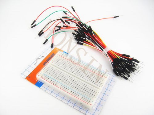 Prototype board Electronic deck 8.5CMx5.5 + 65pcs Breadboard tie line Wire cable