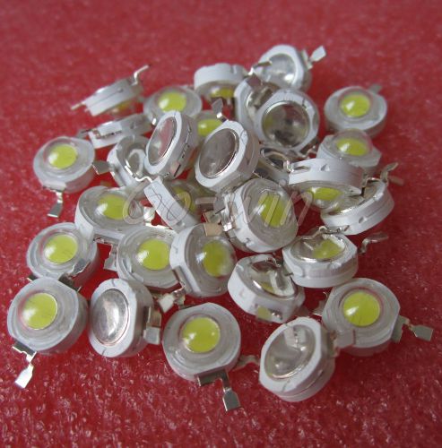 10pcs 1w led chip high power led beads 100-110lm pure white for sale