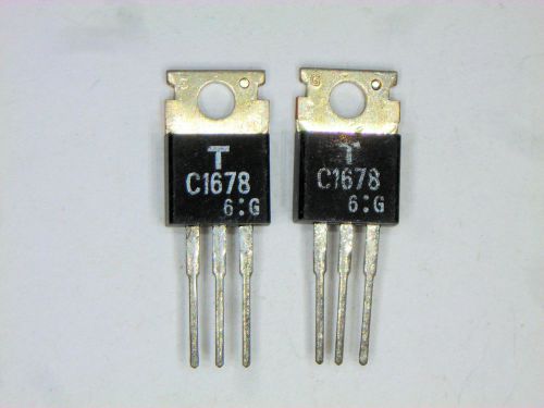 2SC1678 &#034;Original&#034; Toshiba Transistor 2  pcs