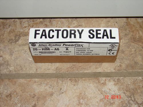 Powerflex HIM Factory Seal 20HIMA6 Allen Bradley HIM Module Catalog 20-HIM-A6
