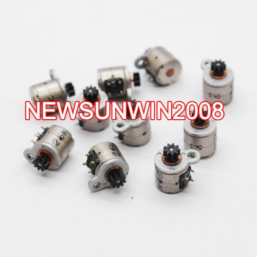 10pcs 3V-5V DC 0.8mm Shaft 1000RPM 4 Wire 2 Phase Micro Stepper Motor with Gear
