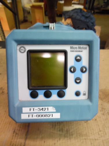 Micro motion flow transmitter, 3700a2a04duezzz, sn:2183787, ft-3421, used for sale