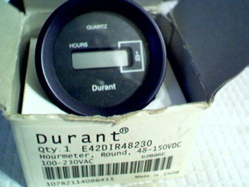 Durant E42 DIR 48230 hour meter with mount kit and instructions