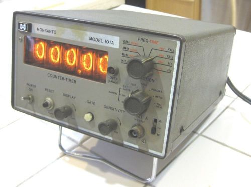 Monsanto Model 101A Portable General-Purpose Counter Timer Frequency Manual Inst