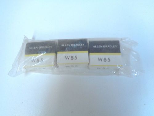 Allen bradley w55 overload heater element - lot of 3 brand new! - free shipping for sale