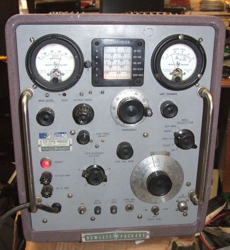 VINTAGE HEWLETT PACKERD 608D VHF SIGNAL GENERATOR SN 326-08815