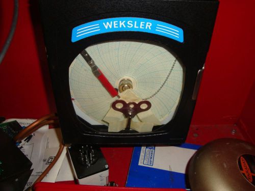 Weksler pressure chart recorder 0-300 psi  metron joslyn firetrol  fire pump for sale