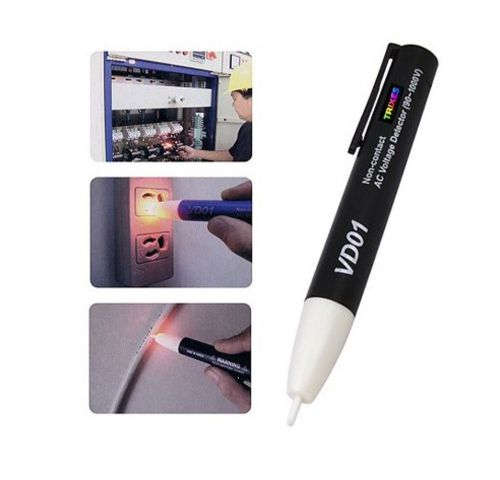 Ac voltage detector 90v to 1000v electrical live circuit tester pen stick probe for sale