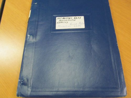 Sperry Corp 66A1 Power Meter Instruction Manual w/ Schematics 44331