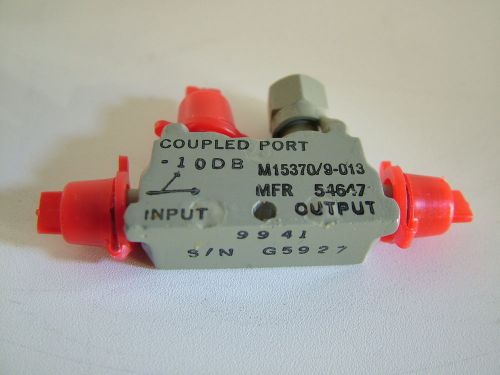 Directional Coupler MA/COM  7- 12.4GHz 10db coupling M15370/9-013  NEW  NEW  NEW
