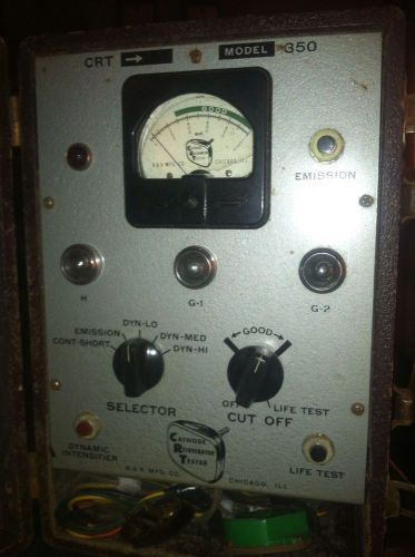 Cathode Rejuvenator tester B &amp; M Chicago Tv Electronics Vintage