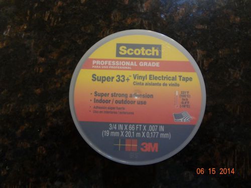 Scotch 3M Super 33+ 3/4 in. x 66 ft. Electrical Tape (3 Rolls )