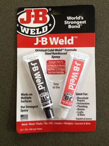 J-B Weld 8265-S (1oz Tubes) Epoxy Adhesive