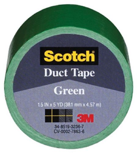 3M Scotch 1.5&#034; x 5YD Green Multi Purpose Duct Tape 1005-GRN-IP