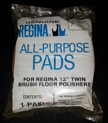 NEW! VINTAGE REGINA COMPANY GENUINE ALL-PURPOSE BUFFING PADS 1 PAIR MADE IN USA