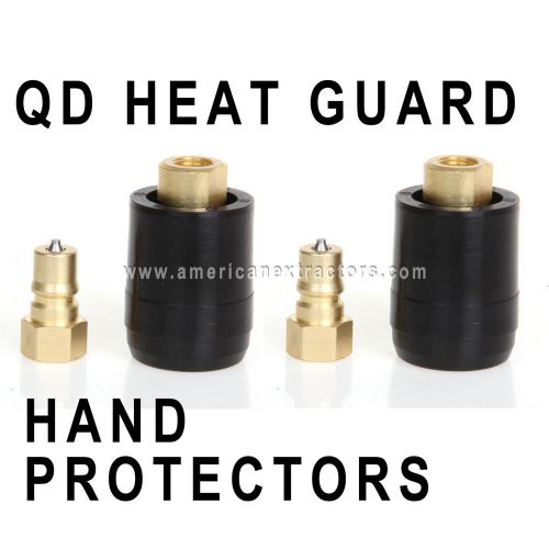 2 Sets Quick Disconnect QD w Heat / Burn Guard Protection for Carpet Cleaning