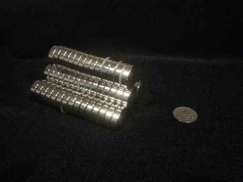 4 neodymium magnets 1&#034; x 1/4&#034; inch  strong rare earth disc for sale