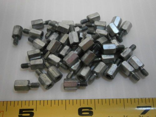 Raf 4501-440-b-12 brass zinc standoff spacer male #4-40 lot of 100 #403 for sale