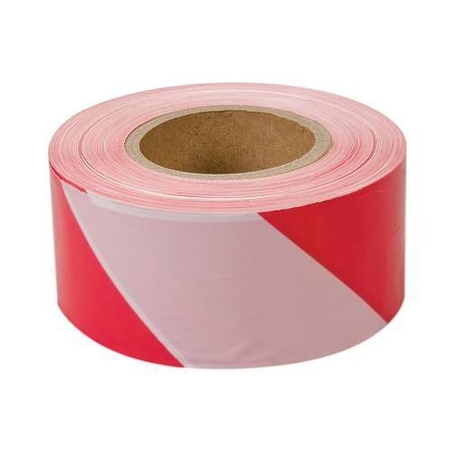 Brand new barrier tape safety caution hazard 70 mm x 500 m red white p108 for sale