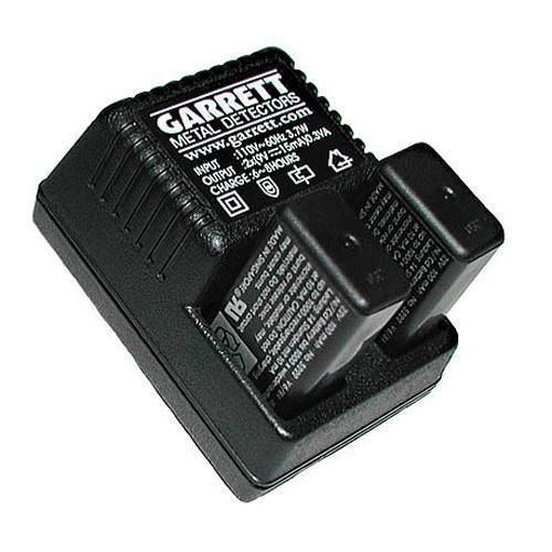 Garrett Rechargeable Battery Kit, 2 Ni-MH Battery and 110V Charger #1612000