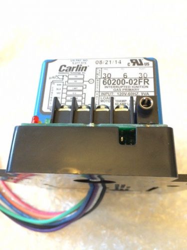 Carlin Combustion Technology Inc 60200-02 6020002 Gas Relay Control - New