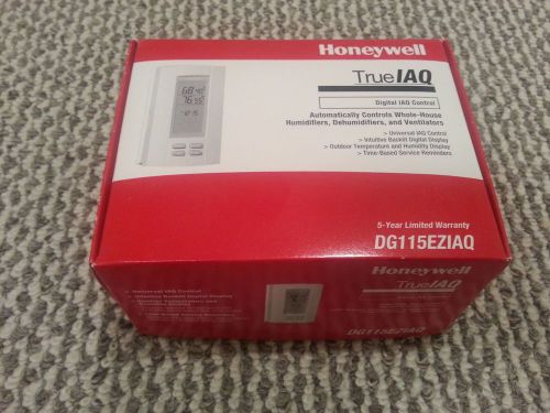 Honeywell trueiaq universal digital iaq control dg115eziaq new in box! for sale