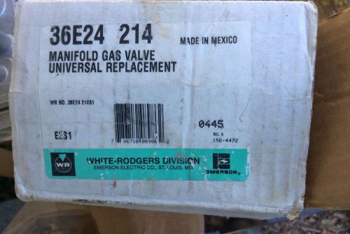 36e24-214 white-rodgers universal gas valve 1/2&#034; x 1/2&#034; 24 v for sale