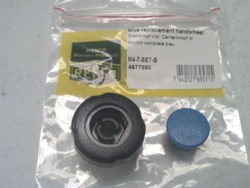 REFCO, 3 &amp; 4-WAY refco manifolds, Replacement Knob, Blue insert, M4-7-SET-B