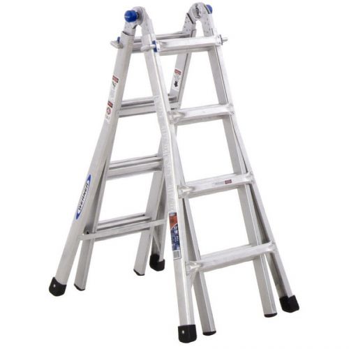 Brand new! werner mt-17 300-pound duty rating telescoping multi-ladder (17-foot) for sale