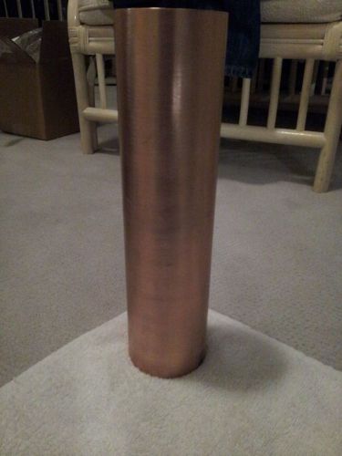 3&#034;  COPPER PIPE TYPE L 3.12 OD 2.94 ID 12 INCHES LONG