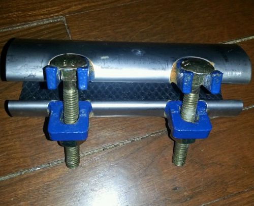 Smith-blair  stainless steel pipe repair clamp  1&amp;1/4&#034; x 6&#034; for sale