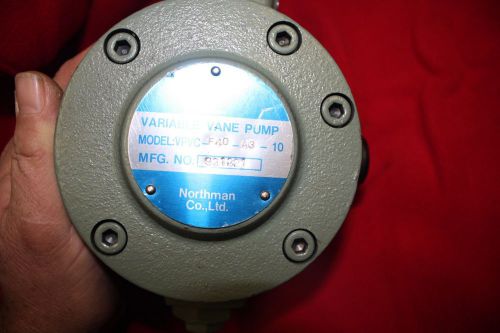 Northman co. vpvc-f40-a3-10 pressure compensated variable vane pump for sale