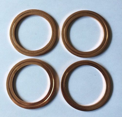 Four 1-7/8&#034; High Vacuum Copper Gasket For 2-3/4&#034; CF Flange (Conflat MDC NorCal)