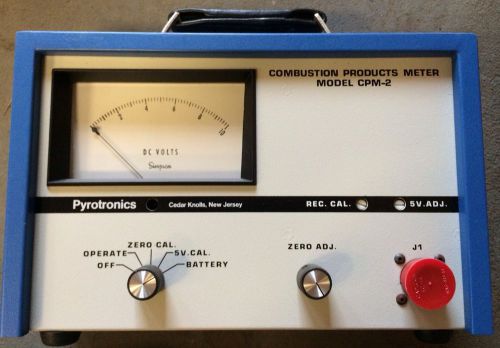 Pyrotronics Model CPM-2 Combustion Products Meter