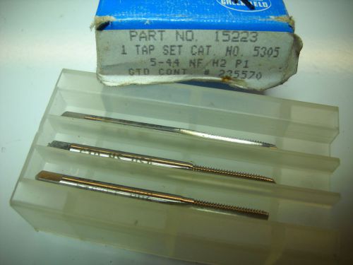 GREENFIELD 5-44 NF TAP SET LEADER / PLUG / BOTTOM  NEW CONDITION IN BOX