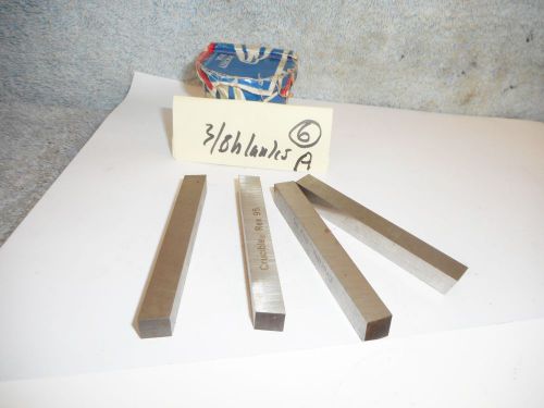 Machinists Buy Now DR #6 3/8 &#034; HSS Unused and Preground Tool Bits