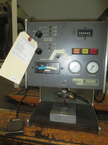 EFD Manually Operated Electron Fusion Welder, Model 2200