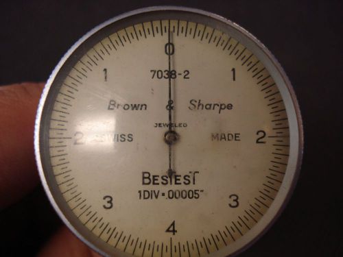 Brown and Sharpe dial indicator (7038-2) .00005&#034;
