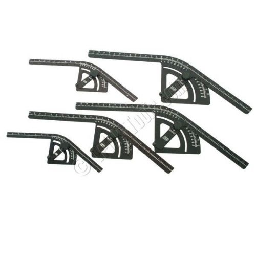 Mittler brothers complete bend protractor set 4, 5, 6, 7, and 8 inch radii for sale
