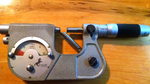 Etalon indicating micrometer swiss 0-1&#034; .00005&#034; incrementgreat overall condition for sale