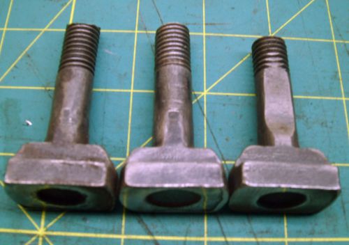 T-slot bolts forged 1/2-13 x 2-1/2&#034; average length lot of 3 #9078 for sale