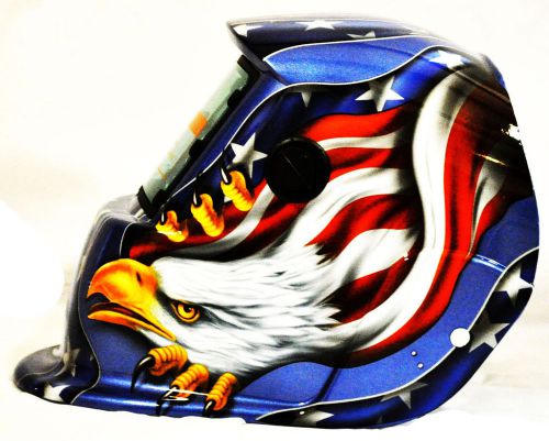 Solar auto darkening welding helmet (eagle) for sale