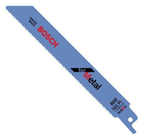 NEW Bosch RM614 6-Inch 14T Metal Cutting reciprocating Saw Blades - 5 Pack