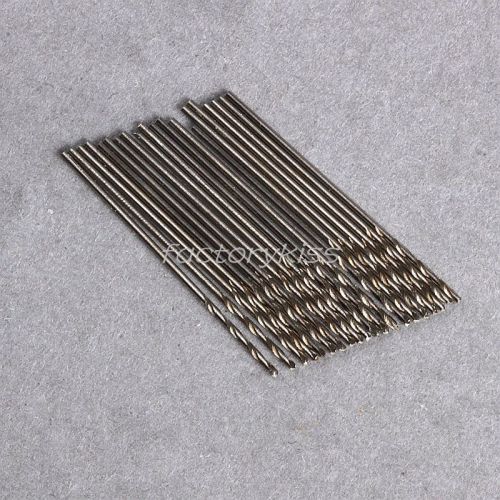 20x Micro Durable Straight Shank Twist Drill Tiny Spiral Drill Bits 0.6mm FUK